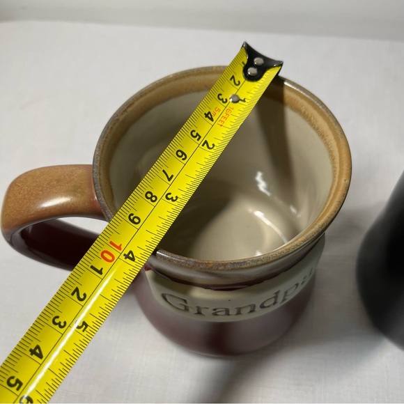 GRANDPA Coffee Mugs. Rae Dunn Black Papa & Tumbleweed Grandpa - Picture 7 of 7